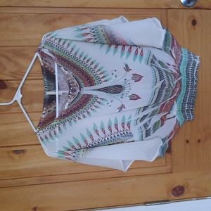 Bella d blouse with print